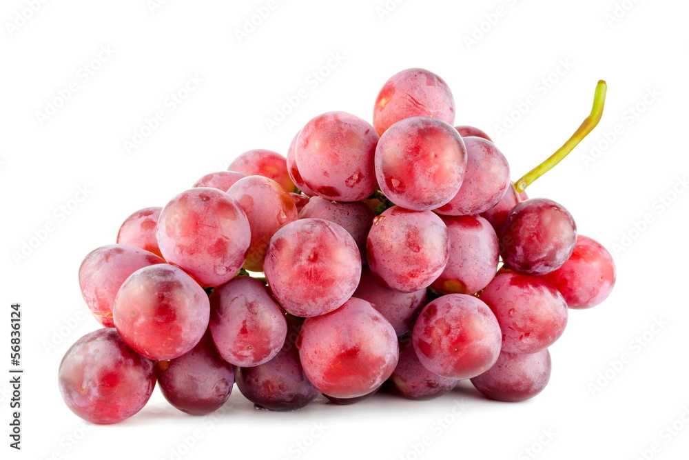 Red grape isolated on white background Red grape isolated on white background