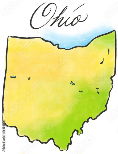 Ohio map