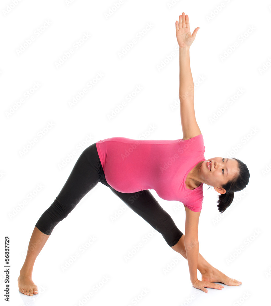 Fototapeta premium Pregnancy yoga