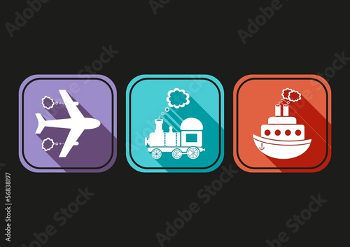 Transport icons