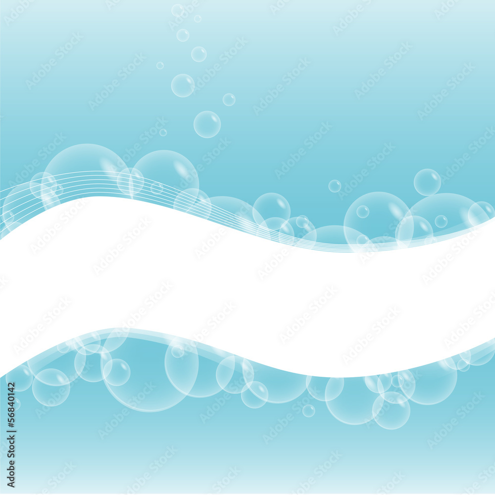 fond bulle et eau