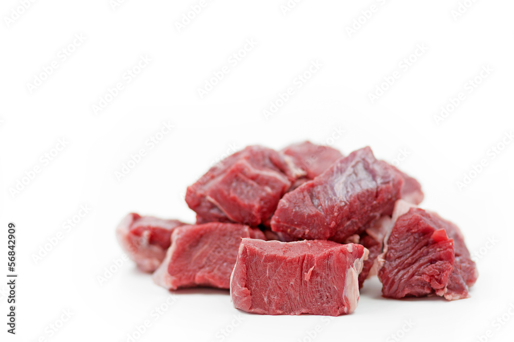 Fototapeta premium Rindergulasch, geringe Schärfentiefe