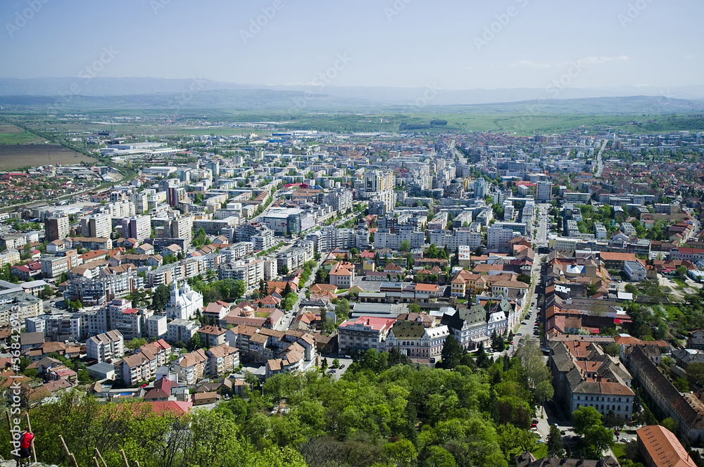 Deva city in Transylvania