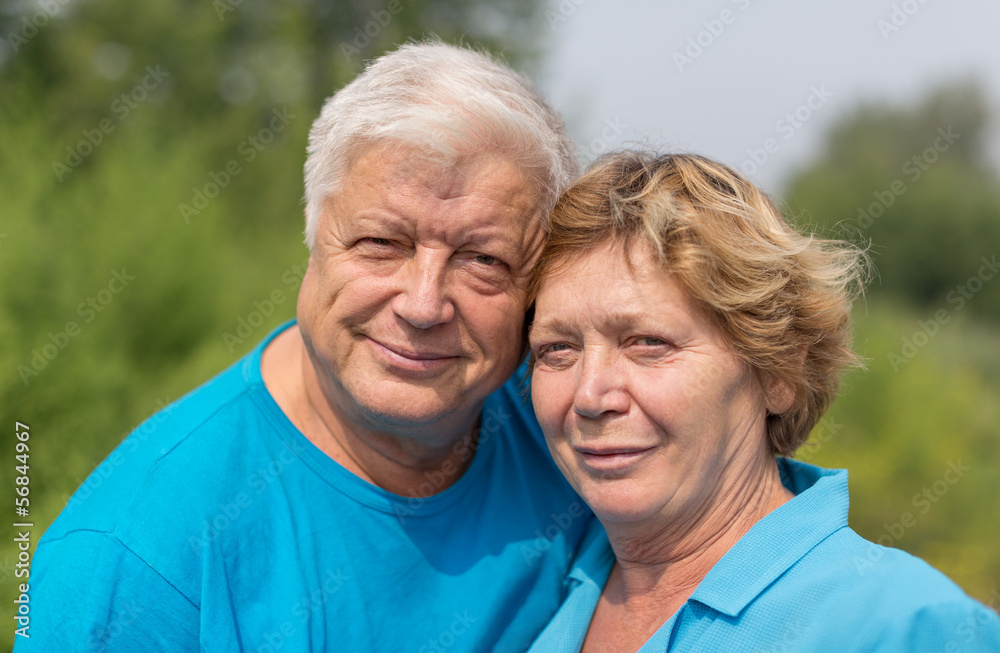 Senior Couple Walking