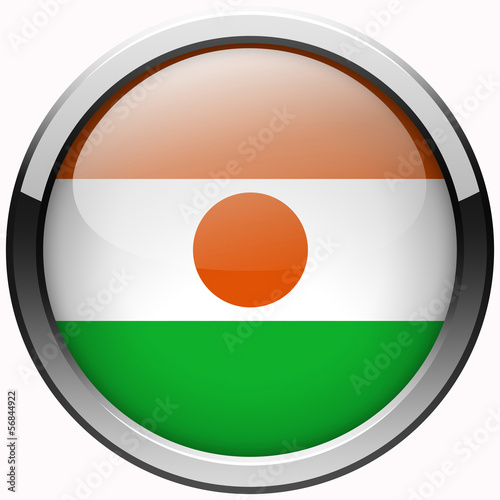 Free Download official national niger flag gel metal button on white - GFXLoad