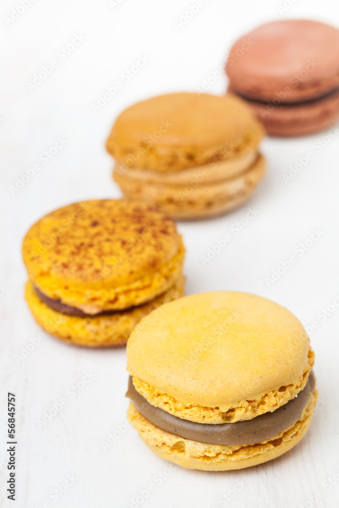 Fototapeta premium Colorful macaroons