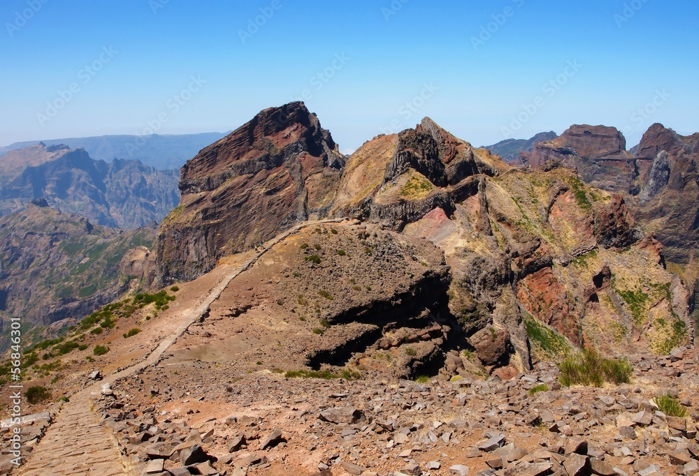 Pico do Arieiro - the highest place in Madeira island Pico do Arieiro - the highest place in Madeira island