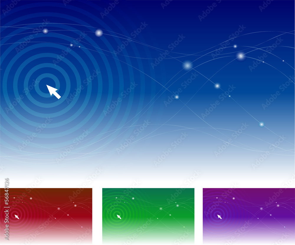 Fototapeta premium Blue abstract. Vector.