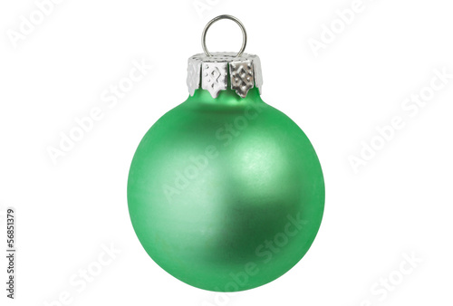 grüne Weihnachtskugel