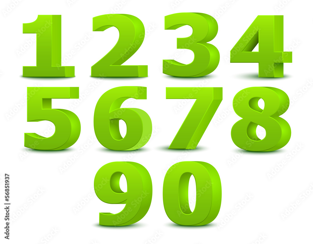 Alphabet numbers. Vector illustration. Alphabet numbers. Vector illustration.