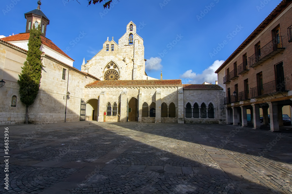 Fototapeta premium Baroque church of San Francisco in Palencia Spain