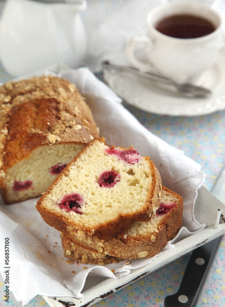 Paspberry Loaf Cake
