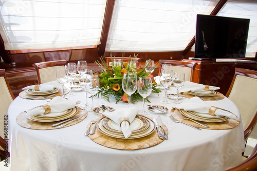 Yacht Dining room photo