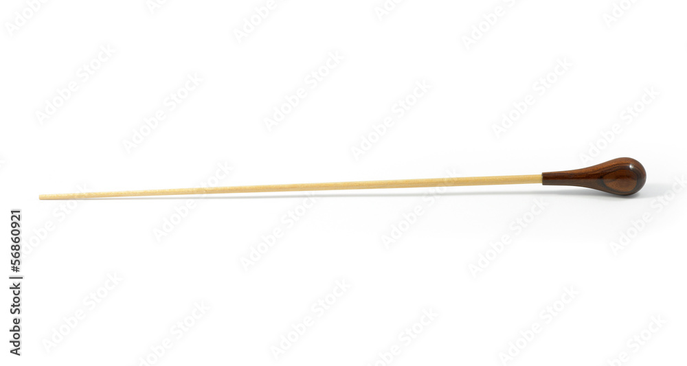 conductor's baton isolated on a white background conductor's baton isolated on a white background