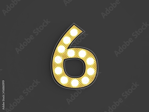light vintage number six