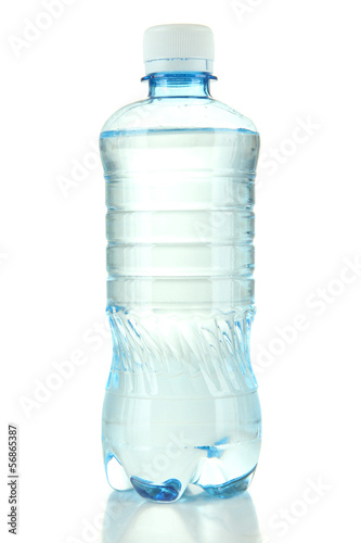 Bottle of water, isolated on white