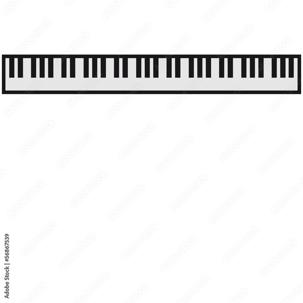Piano Keys Music Design