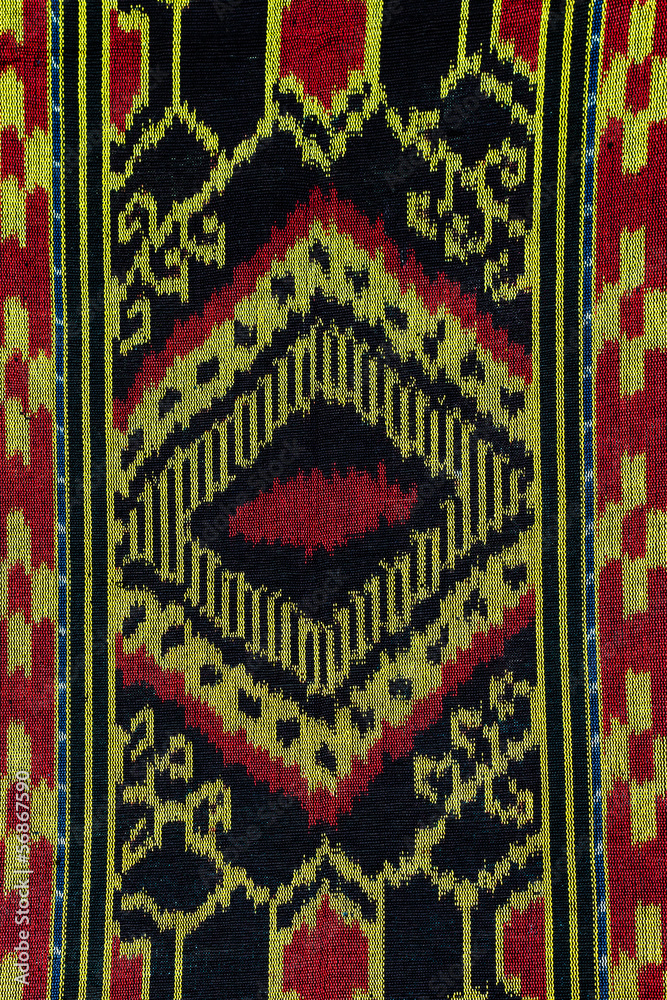 Fototapeta premium Iban traditional fabric also known as pua kumbu