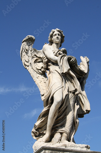 Angel on the Sant  Angelo bridge in Rome