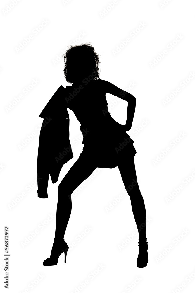 Silhouette of a woman