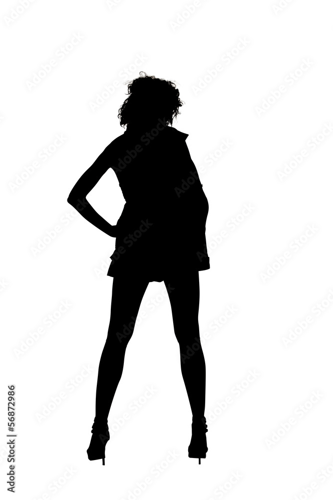 Silhouette of a woman