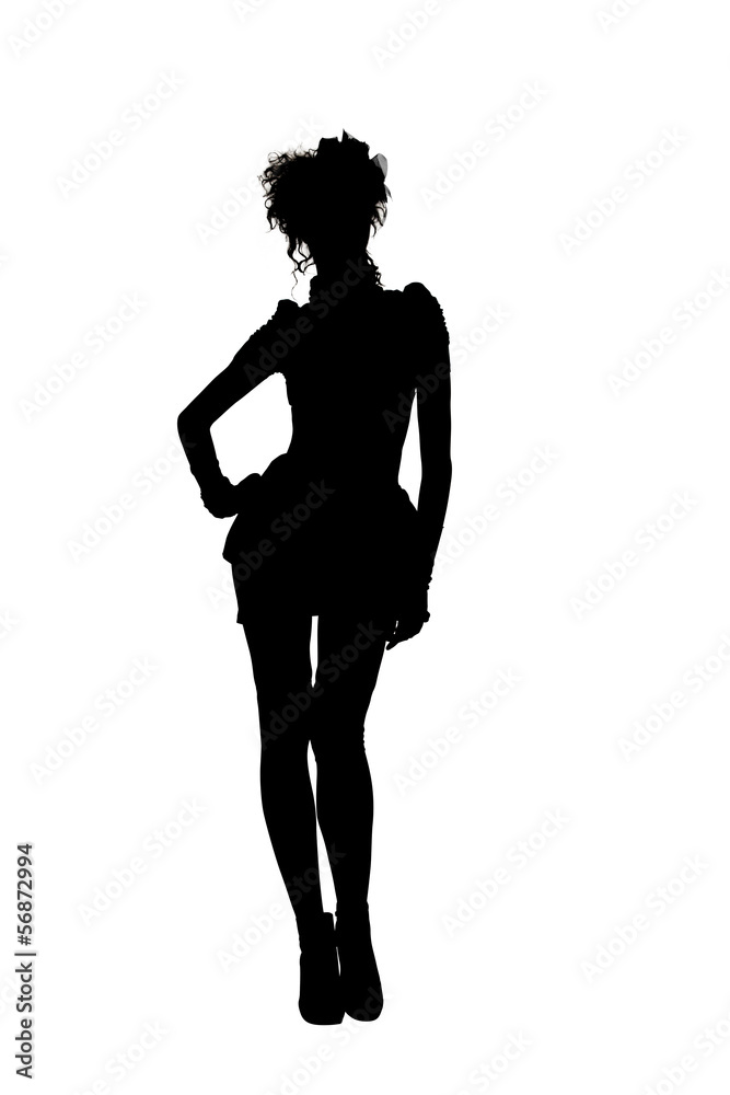 Silhouette of a woman