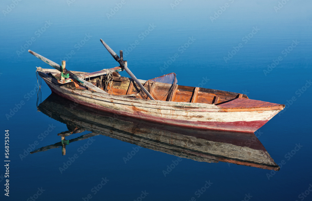 Fishing boat in the sea Fishing boat in the sea
