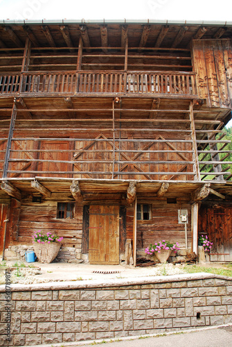 Wooden Friulian Farm Building photo