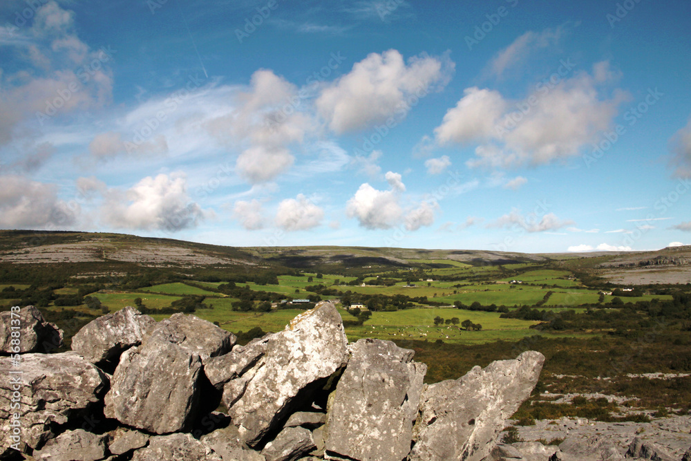 The Burren quite landscape, Ireland
