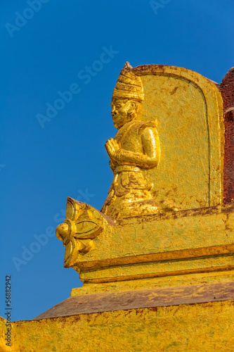 The Shwezigon Pagoda decoration detail photo