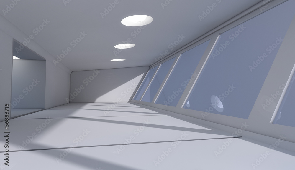 Futuristic interior Futuristic interior