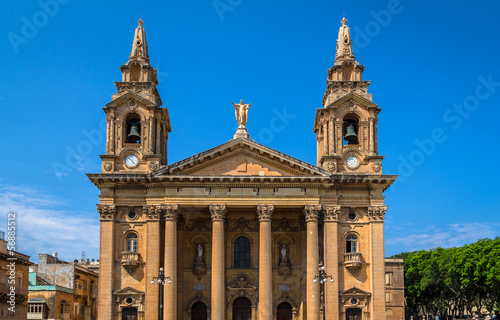 Saint Publius church in Floriana, Malta photo
