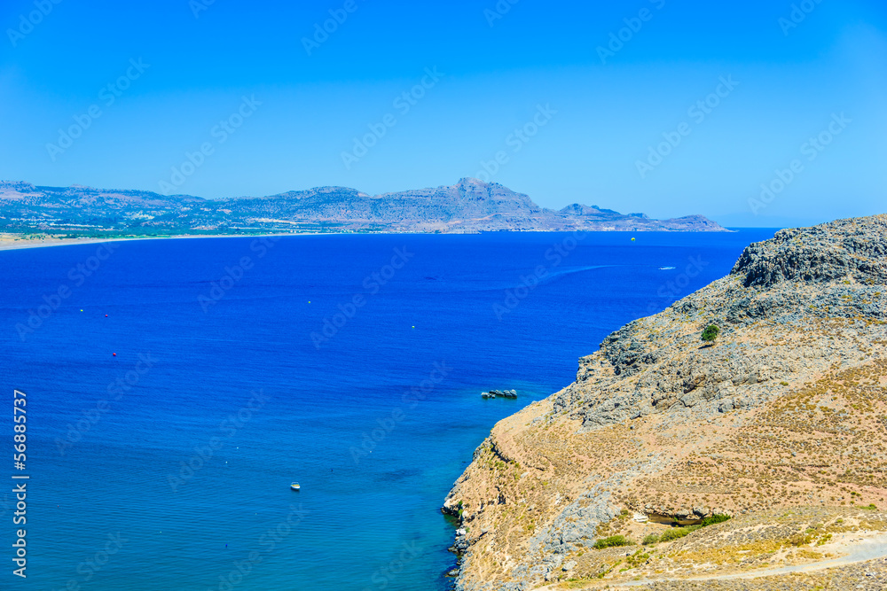 the coast of the Aegean Sea
