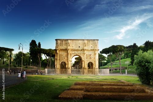 Arch of Constantine, Rome, italy