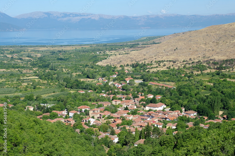 Ljubojno Village in Prespa District, Macedonia Republic