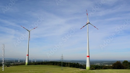 Two huge wind energy plants