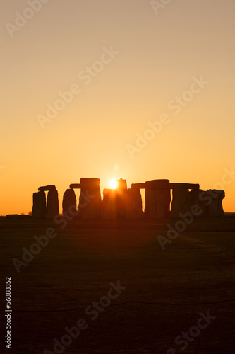 Stonehenge at sunset, Salisbury