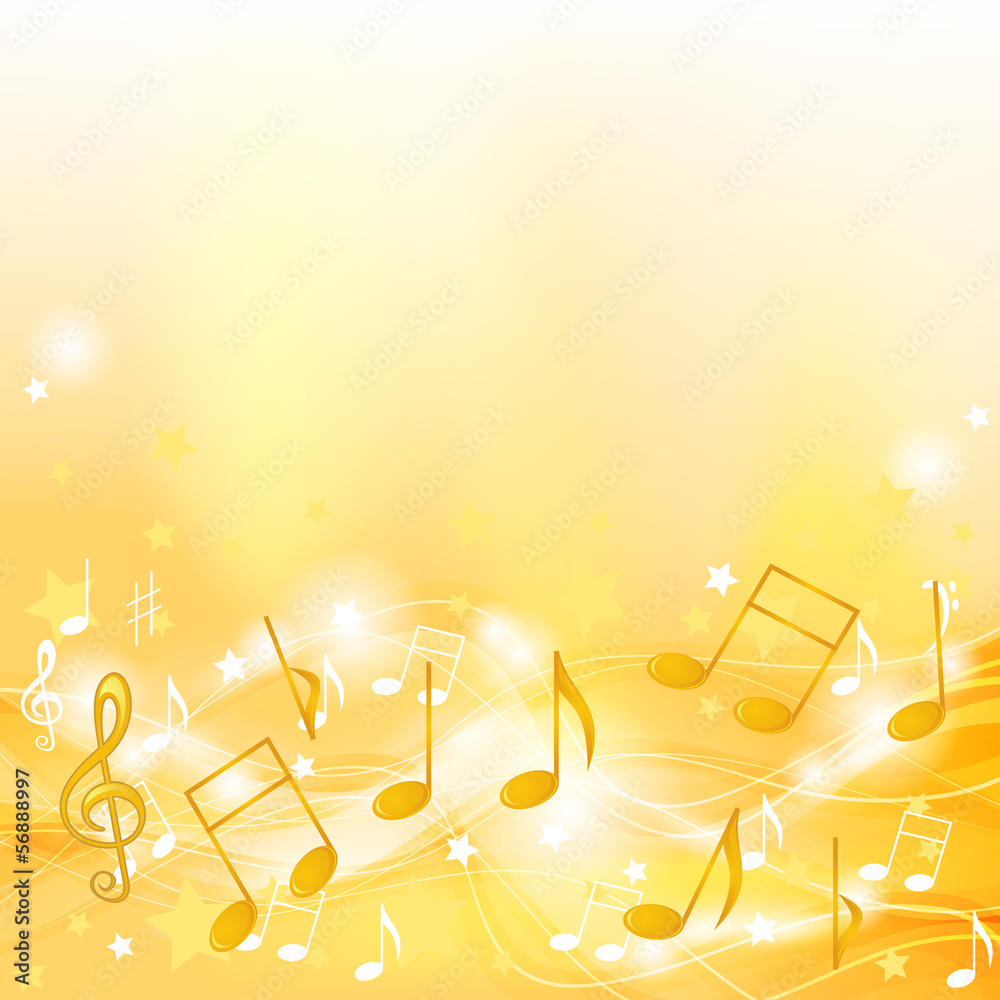 Fototapeta premium Golden melody