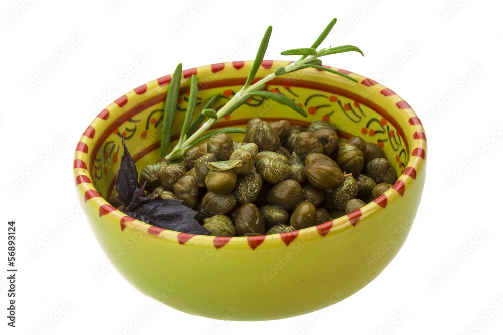 Capers in the bowl Capers in the bowl