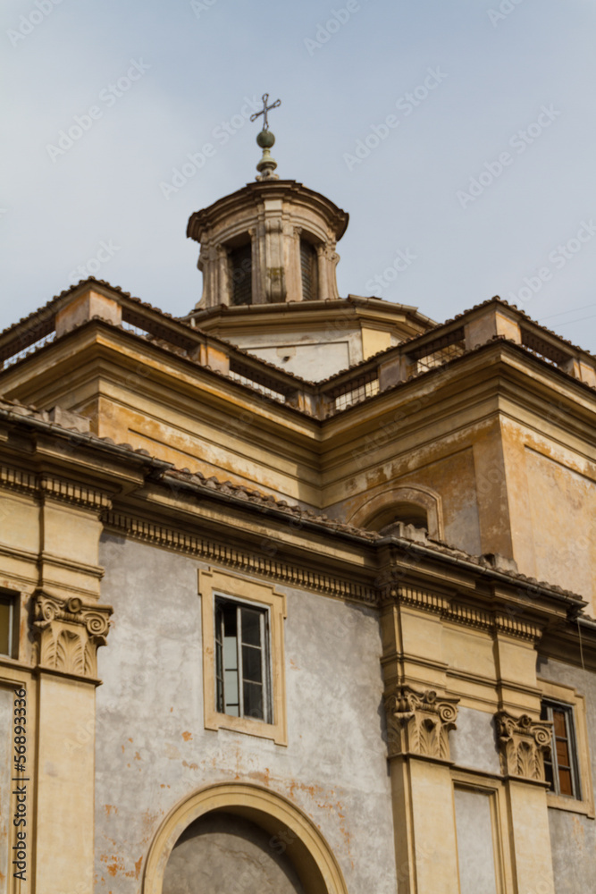 Great church in center of Rome, Italy. Great church in center of Rome, Italy.