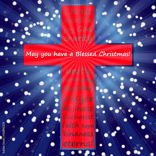 Christian Christmas card