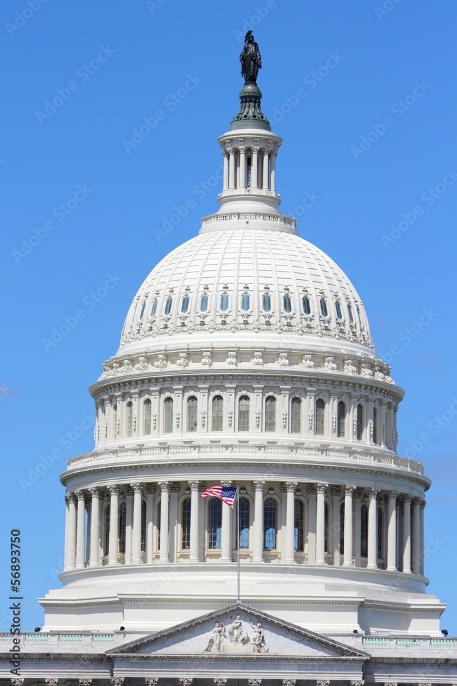 Washington, DC - the US Capitol (Congress building)