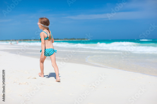 Cute little girl at beach © BlueOrange Studio