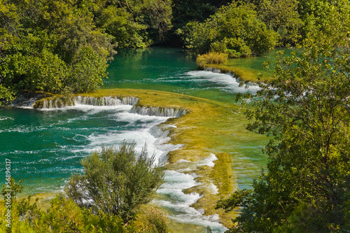 Waterfall KRKA in Croatia