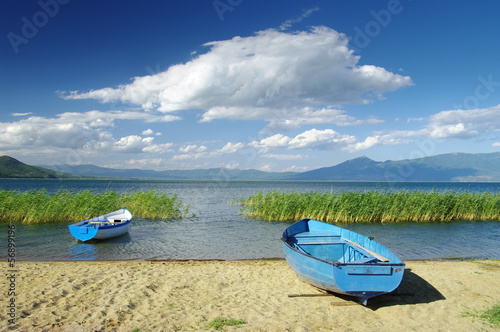Cloudscape On Prespa Lake, Republic Of Macedonia photo
