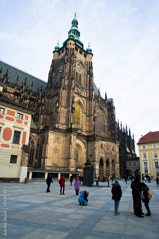 Fototapeta premium St. Vitus Cathedral in Prague
