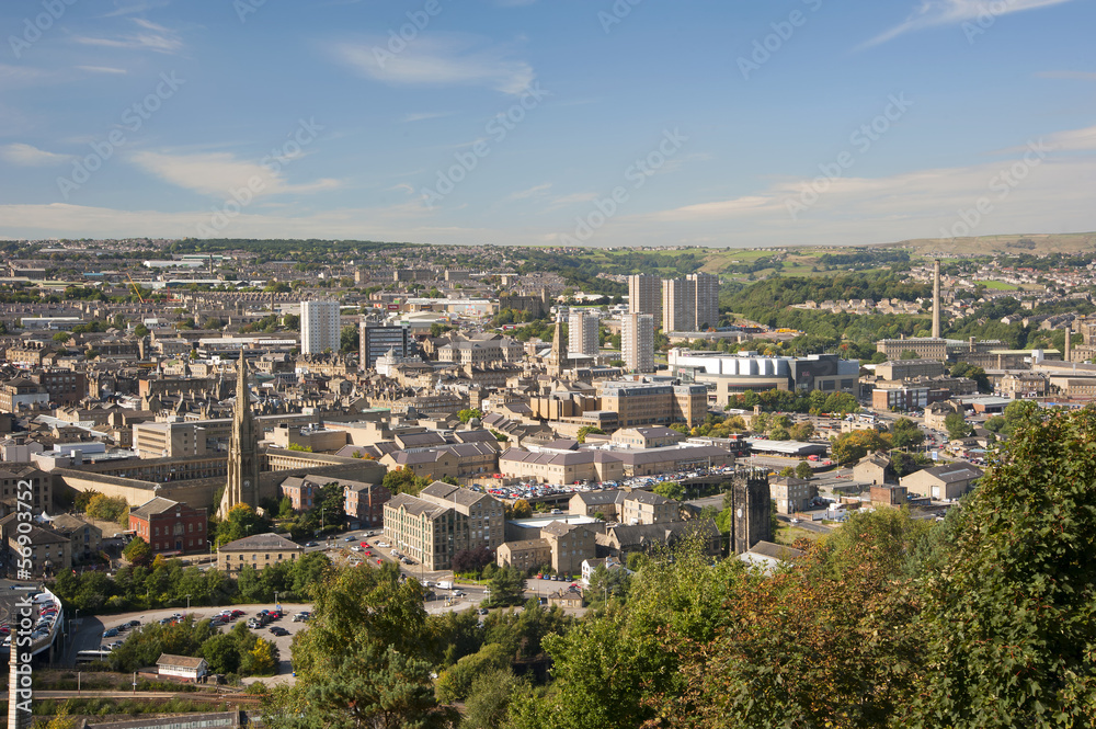 general view of halifax west yorkshire