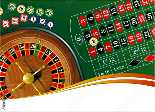 Roulette. Vector.