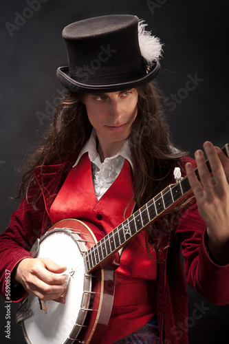 Banjo player