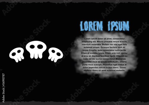 Halloween greeting card